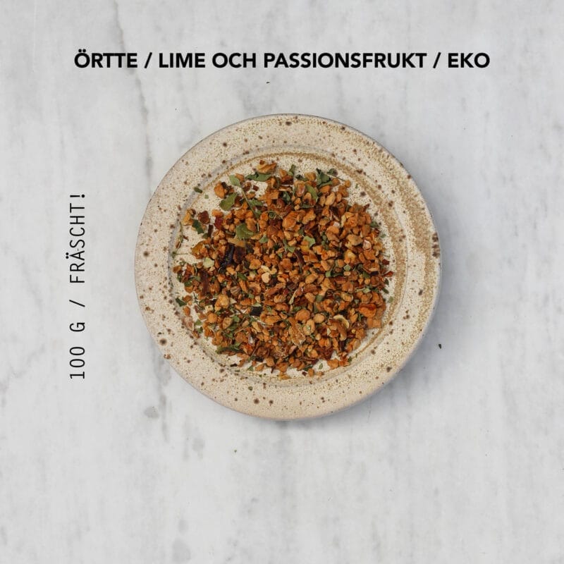 Te, Lime och passionsfrukt, ört, EKO
