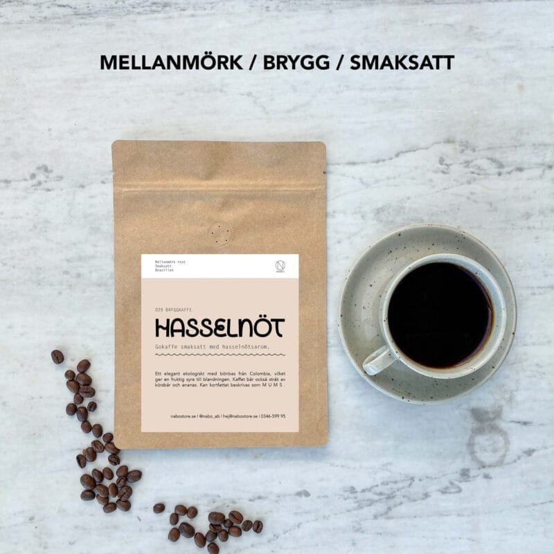 Kaffe, Hasselnöt, smaksatt