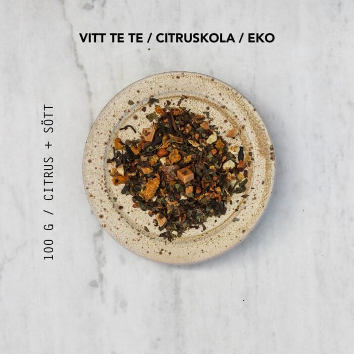 Citruskola med text