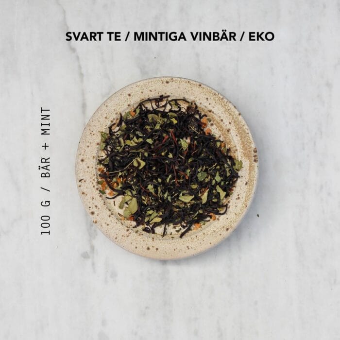 Mintiga vinbär med text