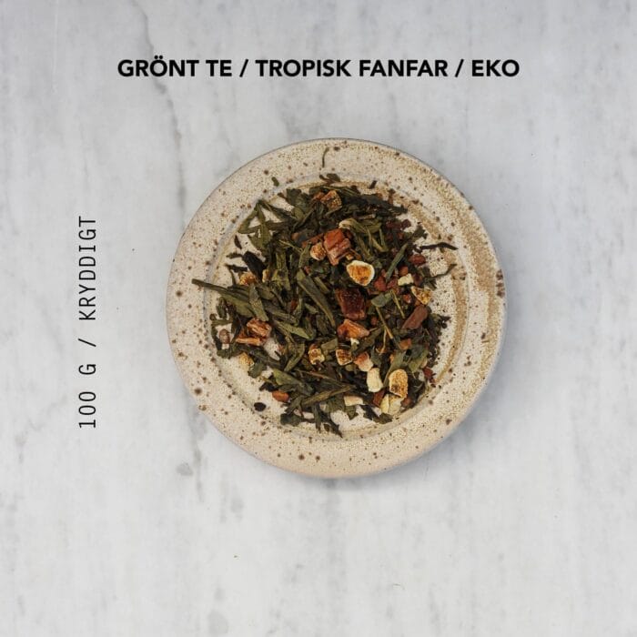 Tropisk fanfar med text
